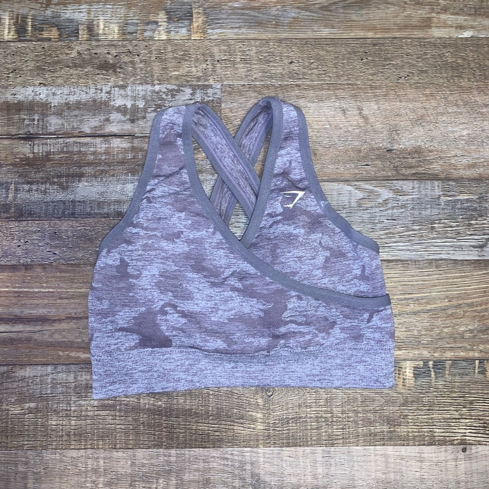 Gymshark Camo Seamless Sports Bra Size Small